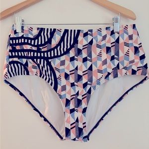 ModCloth high waisted bikini size xl (top and bottom)